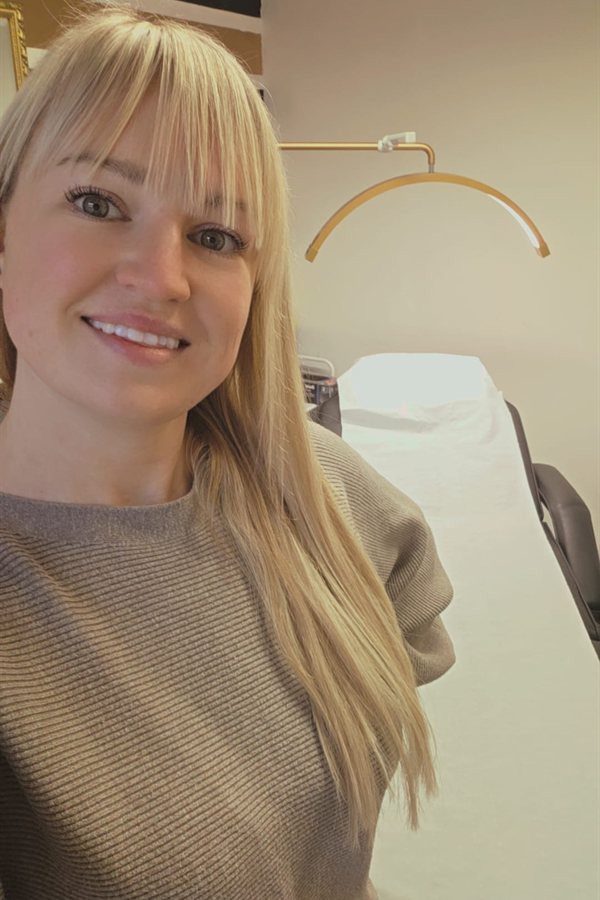 Kristy Humphries, registered nurse and independent prescriber, at Queens Aesthetics in Chesterfield
